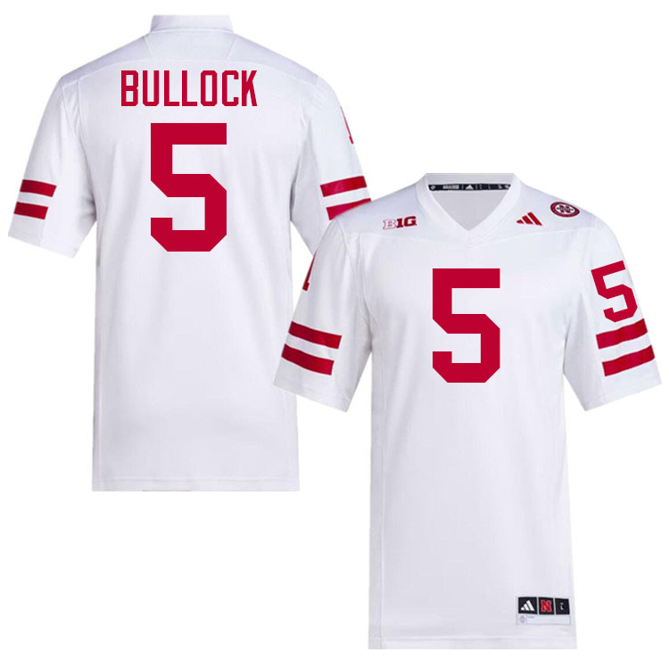 John Bullock Nebraska Jersey,Nebraska Cornhuskers Football Uniforms,Jersey-White